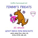Another product from our goat milk: Timmy’s Treats.